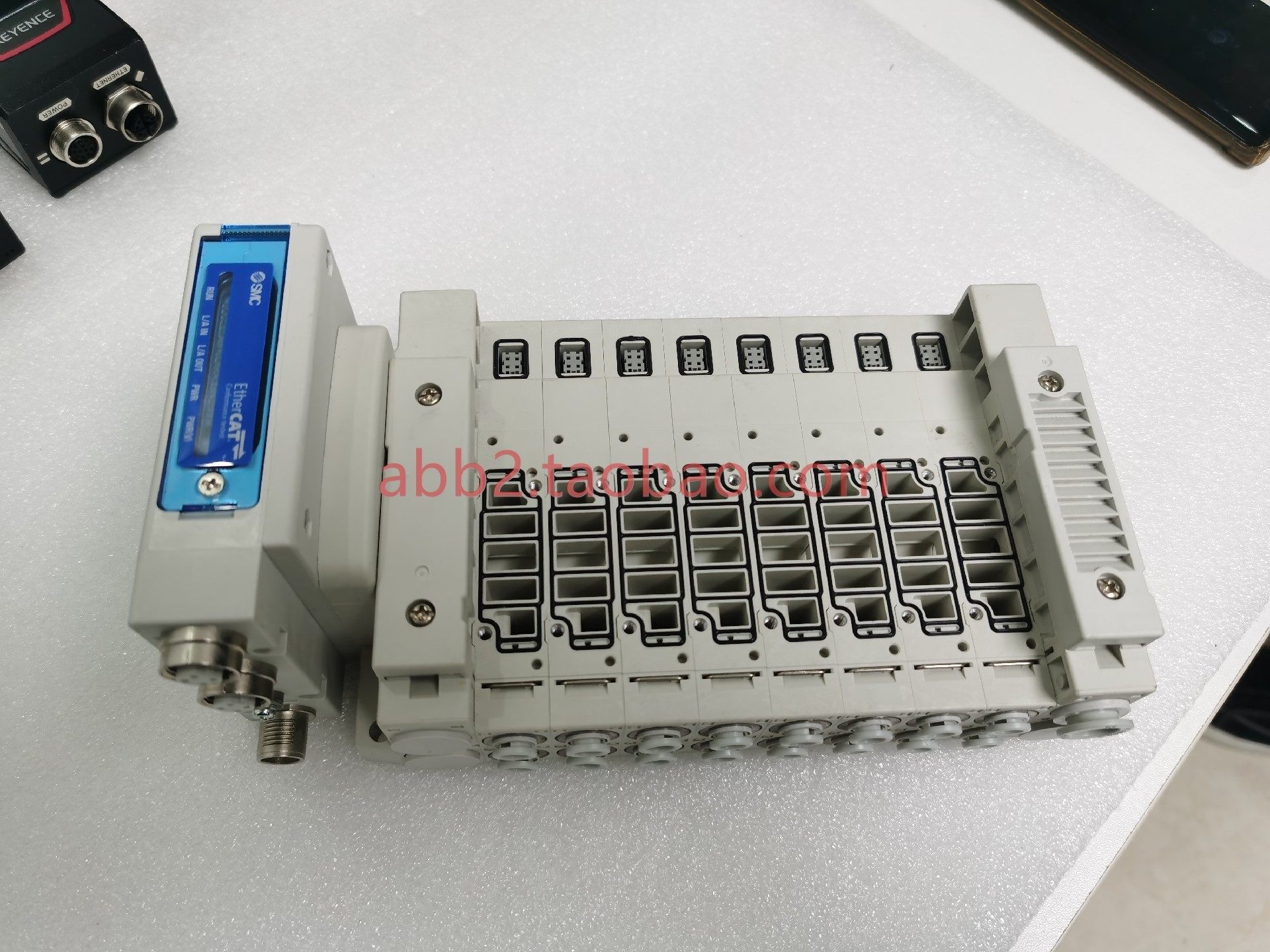 smc阀岛ex260-sec1 进口 基本全新9 smc8位阀岛