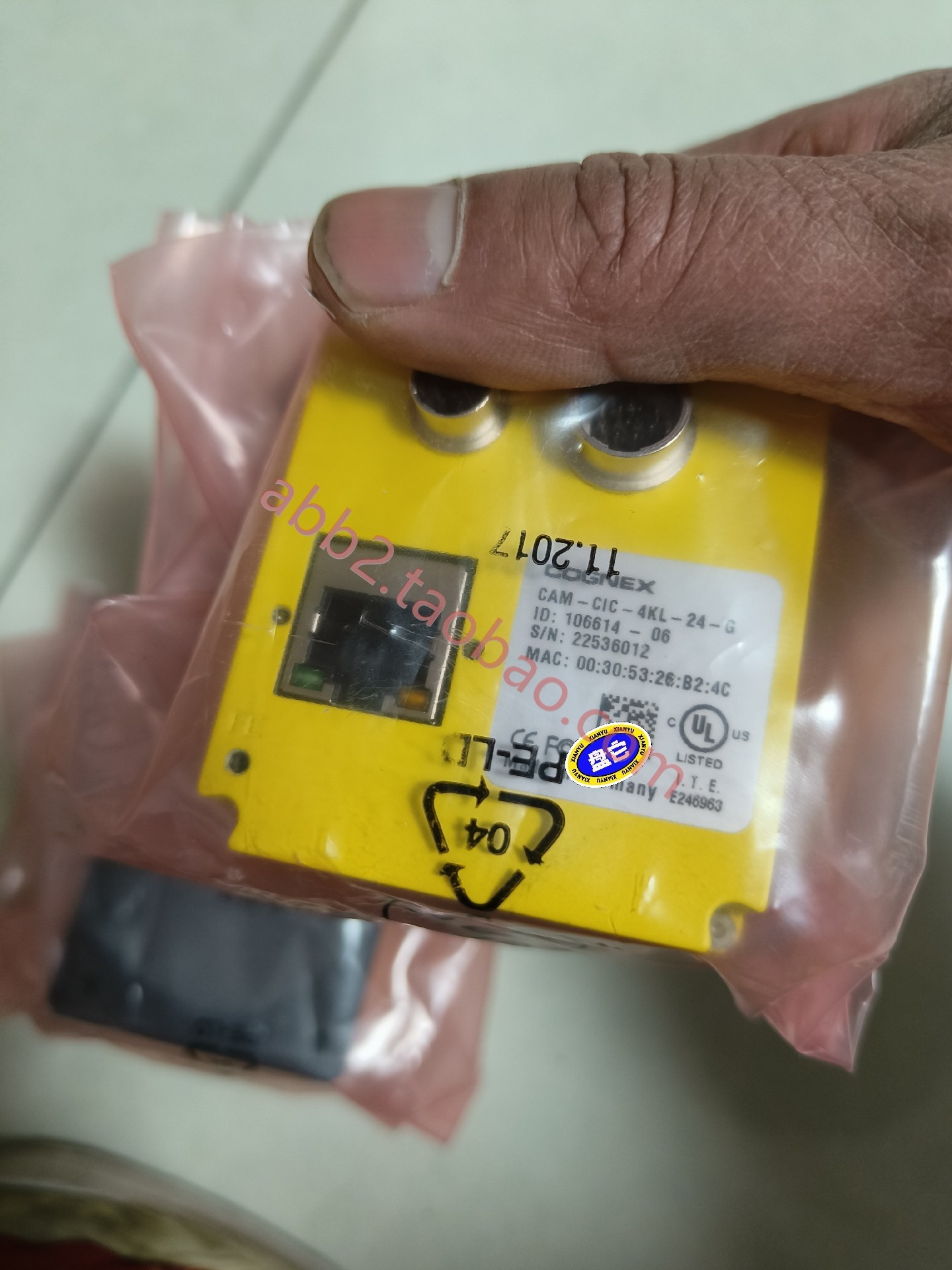 康耐视4k线扫相机全新未使用过就是外到