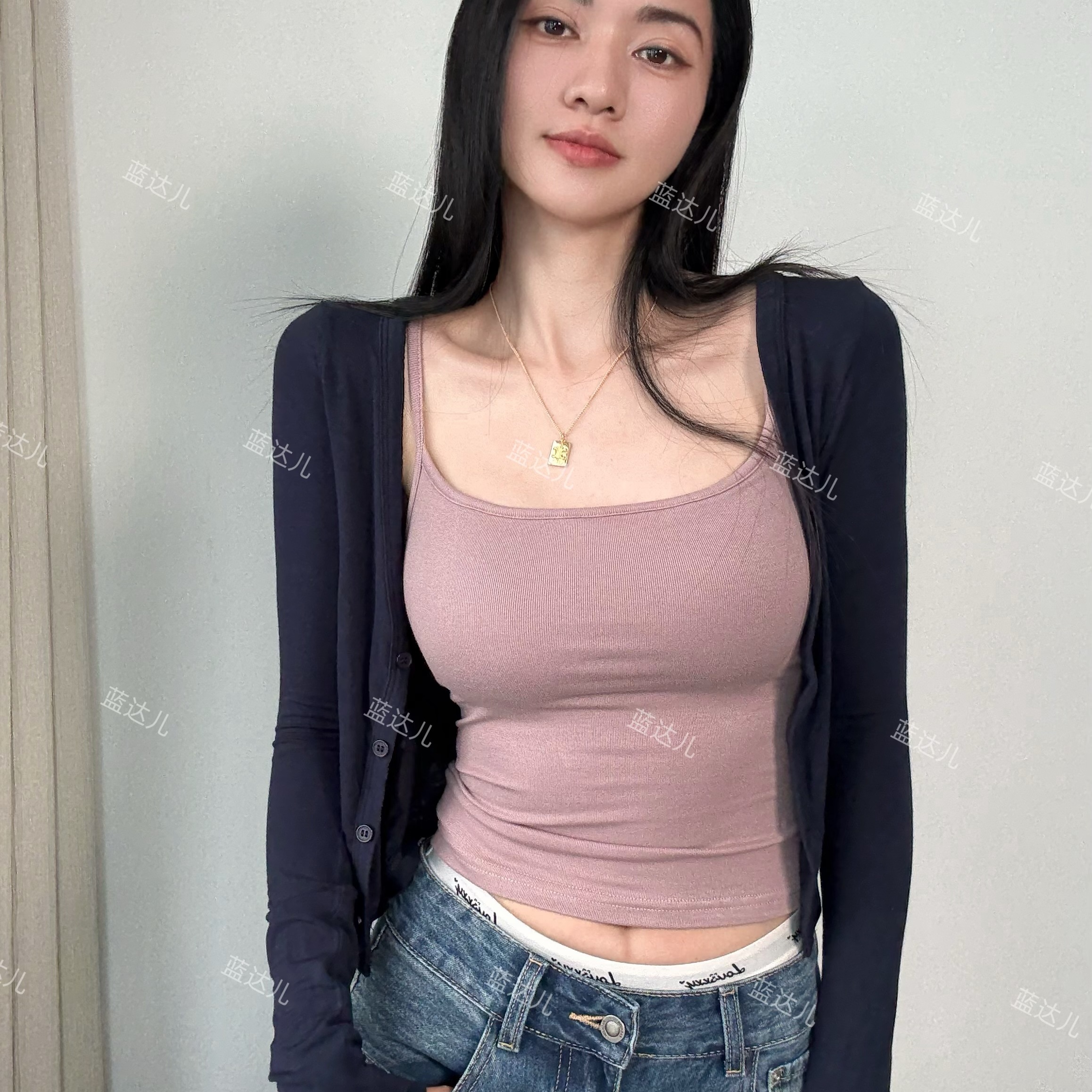 蓝达儿面膜开衫秋季防晒外套