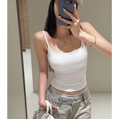 蓝达儿秋季韩漫画胸型遮副乳吊带