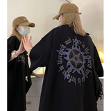 夏季2023新款芒星宽松短袖T恤潮男女中性半袖体恤衫C307-T93-P38，男装T恤，电商C307