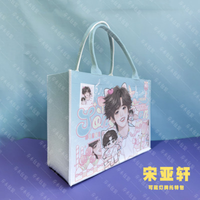 宋亚轩毛毡布托特包帆布包开团明星偶像演唱会藏灯牌现货