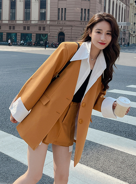 不断货有买家秀西装套装两件套西服裙裤275T41P165K238