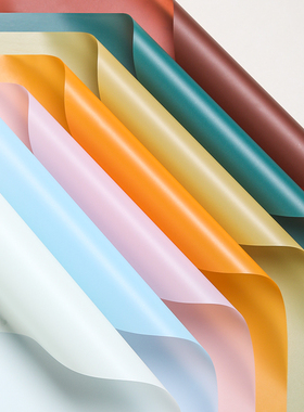 韩素纸鲜花花束包装纸果冻雾面纸防水韩束纸花店花艺手工diy材料