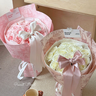 露西娅庄园风华纸花束包装纸氛围艺术纸鲜花包装材料手工花艺资材