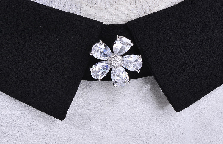 Broche femme en Zircon diamant - Ref 1173627 Image 4