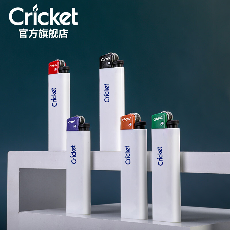 原装进口cricket草蜢打火机轮滑齿轮砂轮火石一次性定制订做印字