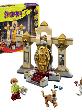 中国积木史酷比埃及法老木乃伊博物馆之谜75900男孩拼装玩具10428