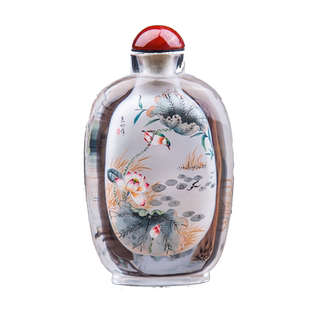 匠心独韵内画鼻烟壶琴棋书画四美图套装礼品收藏摆设中国风梅兰竹