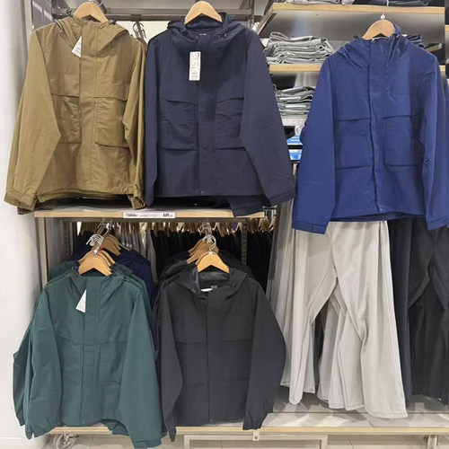 男装女装防风连帽外套/夹克户外休闲25秋冬新款工装冲锋衣E478231