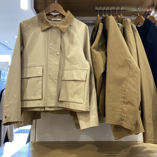 日系~2026春款 女装休闲短茄克/巴恩风外套夹克483807 484664