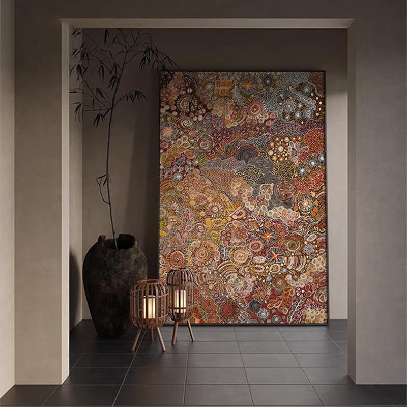 法式奶油风花卉玄关装饰画北欧简约卧室床头柜挂画客厅背景墙挂画图片