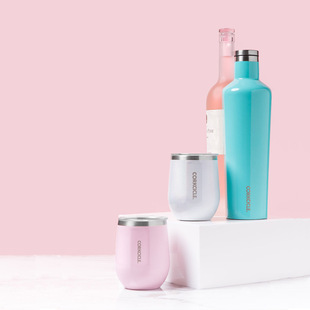 CORKCICLE酷革不锈钢酒杯带盖家用水杯高颜值香槟杯送礼酒具杯子