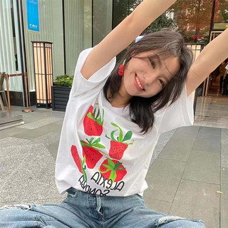 Alexia Sandra 水果系列 女士草莓T恤301261