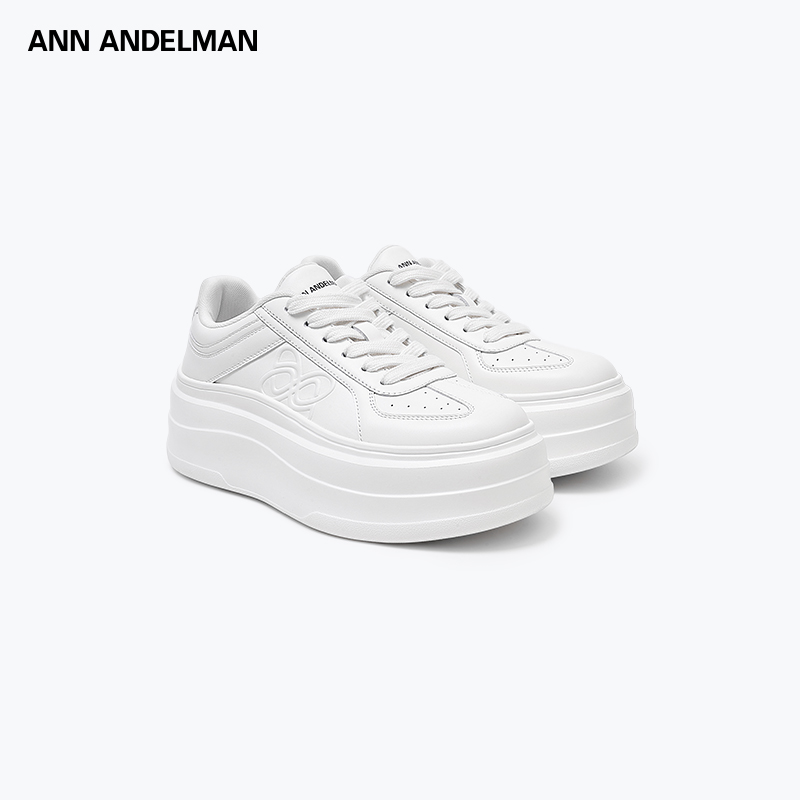 ANN ANDELMAN 25新款女士厚底休闲小白鞋板鞋银泰百货 301286