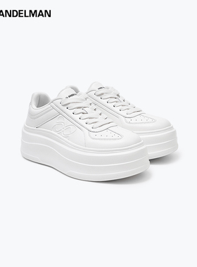 ANN ANDELMAN 25新款女士厚底休闲小白鞋板鞋银泰百货 301286