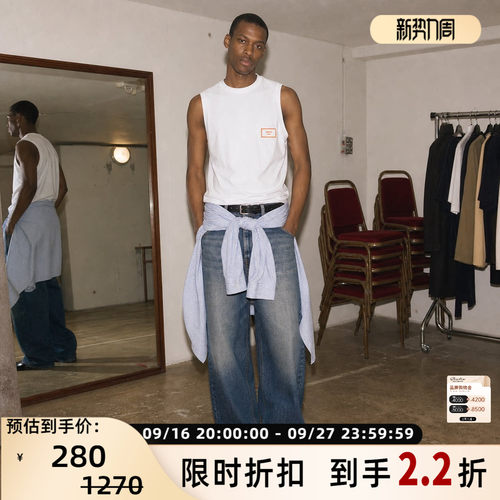 MARTINEROSE男士小标宽松坎肩
