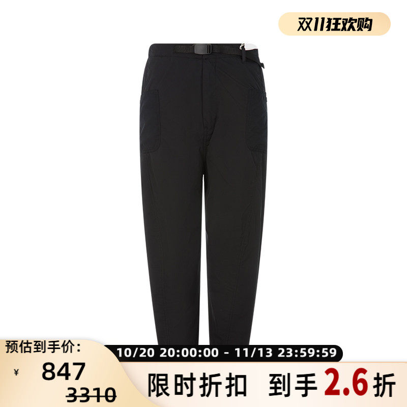 白山/WHITE MOUNTAINEERING 男士春季休闲直筒工装运动裤银泰