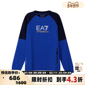男士 圆领长袖 卫衣运动衫 Armani阿玛尼EA7 银泰百货 300095