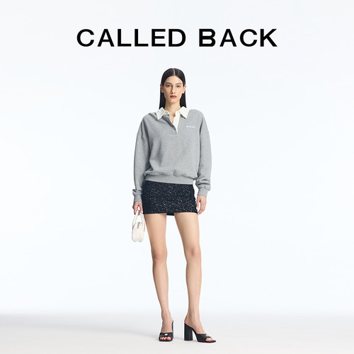 CALLEDBACKPOLO领口学院衫