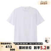 Armani阿玛尼EA7 300095 T恤银泰百货 男士 棉质圆领短袖