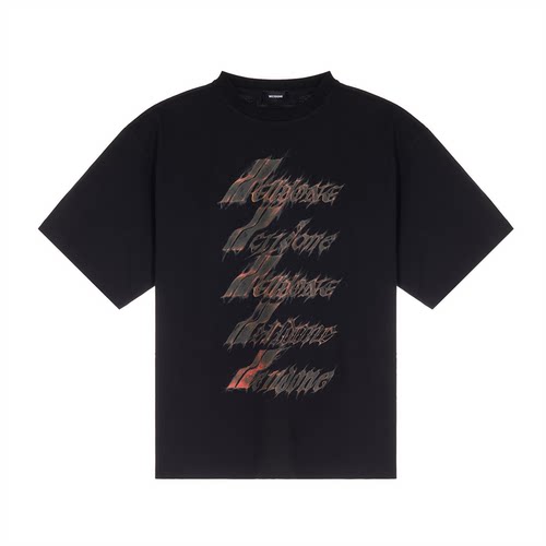 WE11DONE 春夏男士短袖经典圆领T恤银泰百货精品 301574