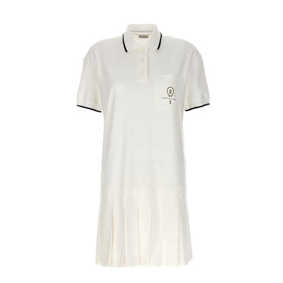 BC/BRUNELLO CUCINELLI 女士Polo领百褶减龄连衣裙银泰301604