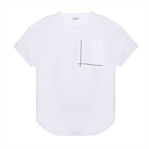 BC/Brunello Cucinelli 春夏新款女士短袖圆领T恤银泰百货 301574
