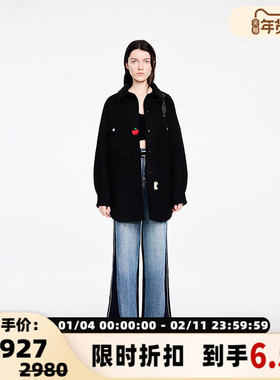 Valeria Obbaco 秋冬中性时髦苹果衬衫外套301582