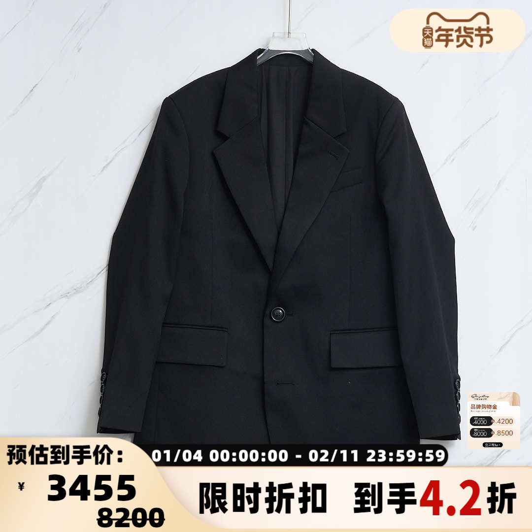 Ami Paris 早秋款男士羊毛经典极简西服外套银泰百货精品 301596,男装,休闲西服,淘宝优惠券,粉丝福利购,淘宝优惠卷