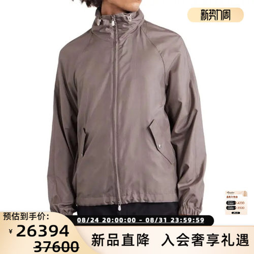 BC BRUNELLO CUCINELLI 26春夏男士蚕丝混纺夹克外套银泰 301574