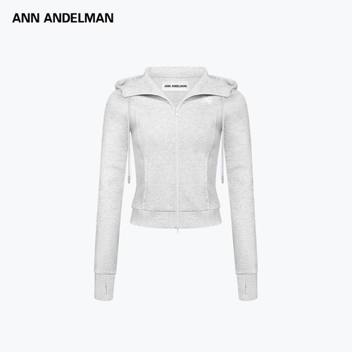 ANN ANDELMAN25秋冬女士修身连帽运动上衣卫衣银泰百货 301286
