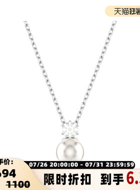 SWAROVSKI 春夏女士白色简约时尚款项链银泰百货精品 301367