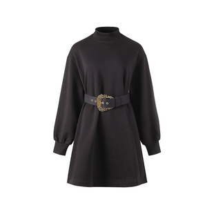 300095 女士棉质高领卫衣裙连衣裙银泰百货 Versace范思哲 VJC