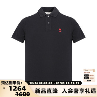 经典 男士 爱心短袖 Polo衫 300217 AMI T恤银泰百货 PARIS