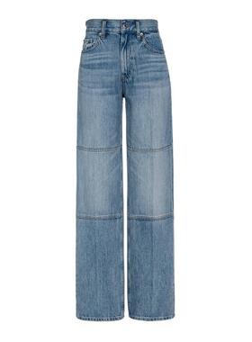 HELMUT LANG 秋冬女士休闲显瘦锥形牛仔裤301574