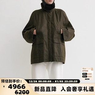 风夹克外套银泰百货精品 女士拼接挺括工装 301574 25新款 TOTEME