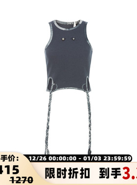 ANDERSSON BELL 春季新款女士修身甜辣废土风无袖弹力吊带背心