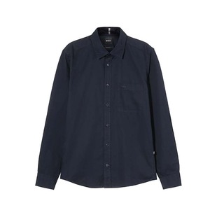 Boss雨果博斯 银泰 25春夏男士 衬衫 300095 black系列休闲长袖 Hugo