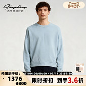 卫衣银泰百货 ACNE 301596 oversize短款 圆领长袖 STUDIOS 男士