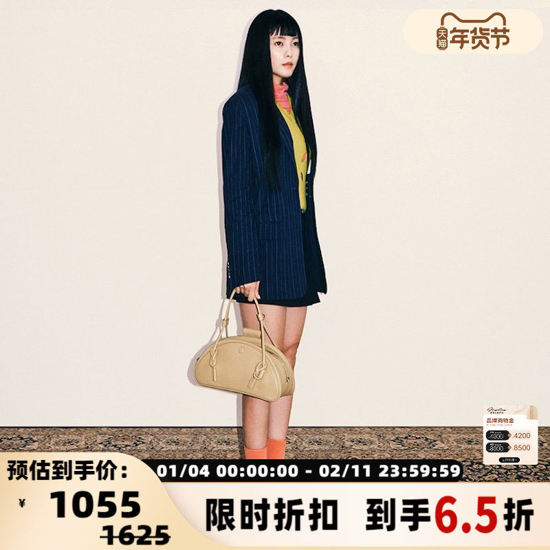 TOITT BAGS春夏新款潮流女士牛皮手提单肩保龄球包银泰百货301594,箱包皮具/热销女包/男包,通用款女包,淘宝优惠券,粉丝福利购,淘宝优惠卷