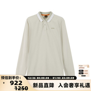 Boss雨果博斯 银泰百货 男士 POLO衫 300095 orange系列长袖 Hugo