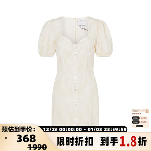 MEO 女士简约款 气质休闲修身 收腰mini连衣裙 短袖 折扣