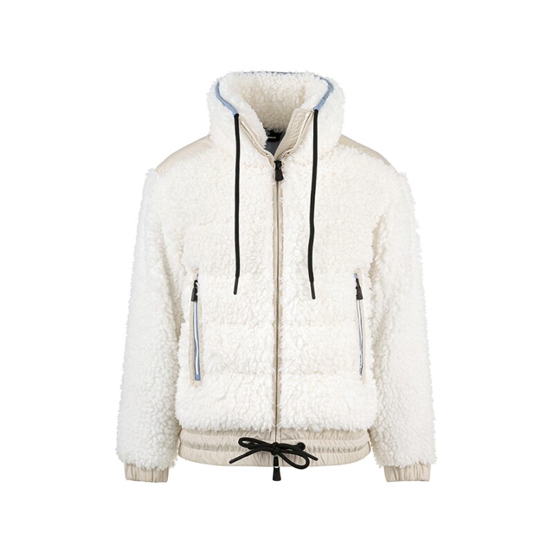 Moncler盟可睐 女士GRENOBLE系列高领拉链鹅绒羽绒服银泰 300095