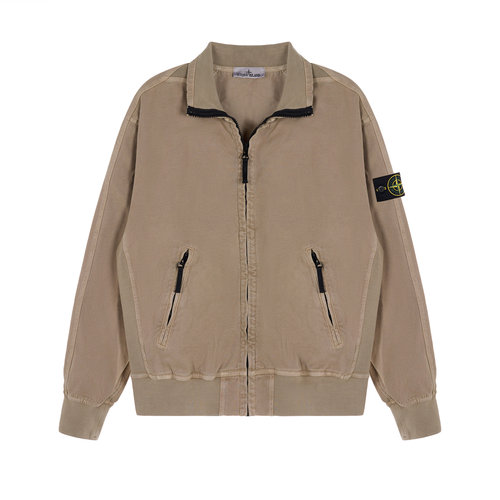 STONE ISLAND男士25秋冬棉质拉链夹克经典徽章款银泰百货 301574