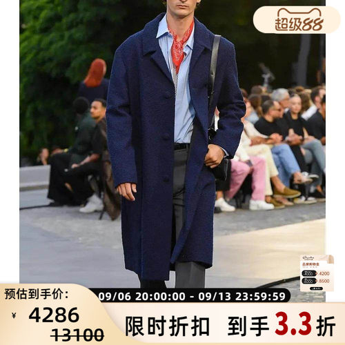 秋冬款男士毛呢秀款大衣