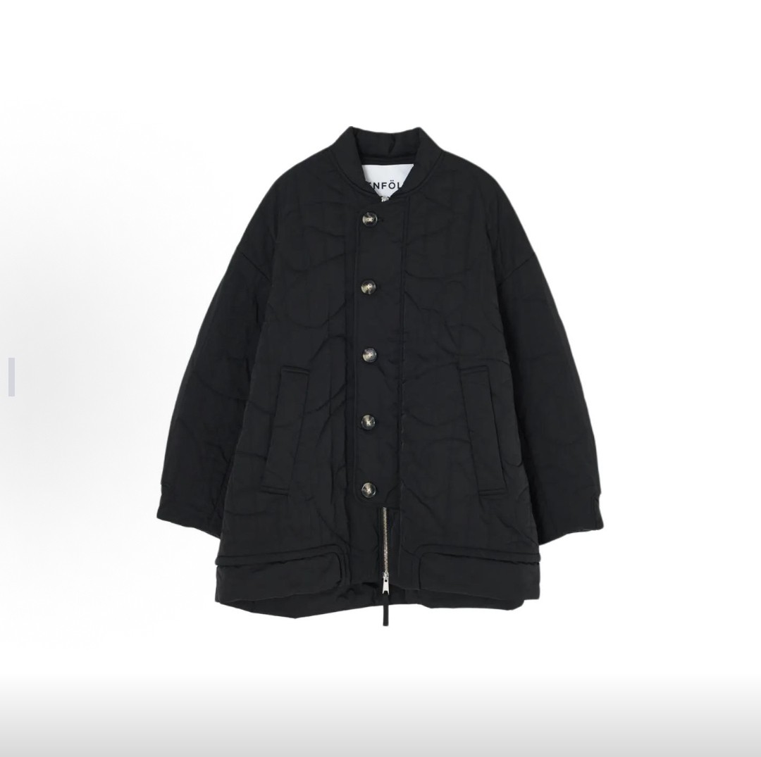 ENFOLD新款聚酯纤维填充女士宽松棉服银泰百货 301574