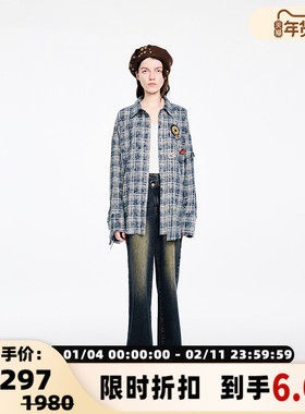 Valeria Obbaco 秋冬中性复古解构衬衫银泰百货精品301582