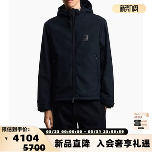连帽拉链夹棉外套银泰百货 EMPORIO 男士 秋冬新款 301574 ARMANI