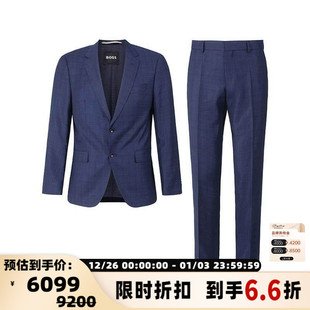 银泰百货精品 两粒单排扣商务西服套装 300095 Boss男士 Hugo
